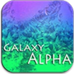 galaxy alpha walls android application logo